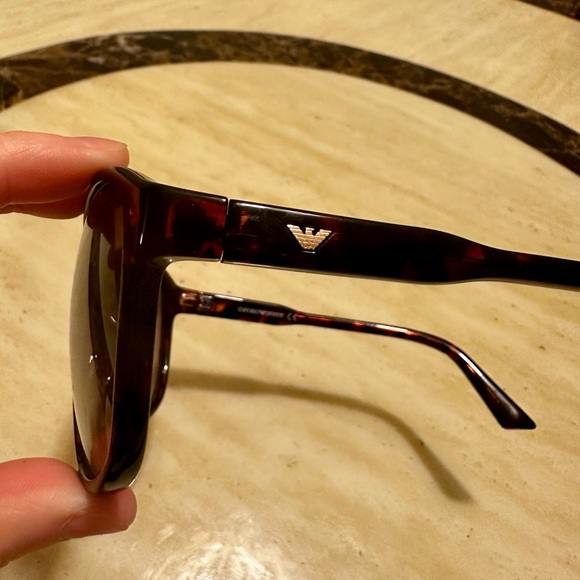 Like New Auth Emporio Armani Sunglasses with Case and Cloth - Picture 3 of 8
